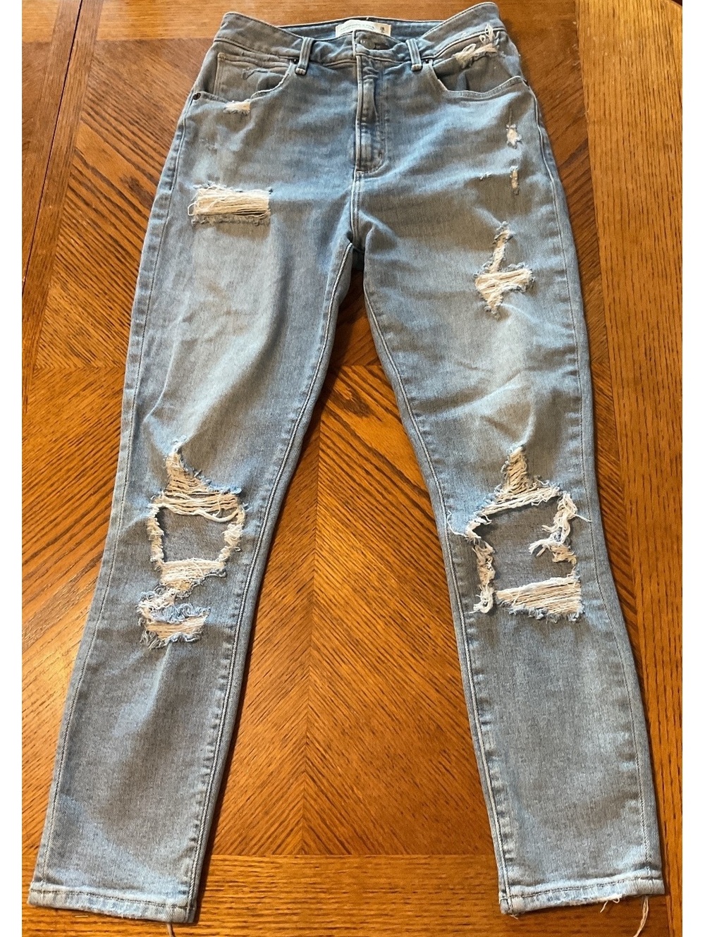 Abercrombie & Fitch Women’s jeans 26/2s high rise super skinny ankle curve love